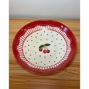 Mary Engelbreit Michel Ceramic Cherry Bowl 12” Serving Bowl 2002 (Set of 2)